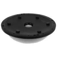 Полусфера BOSU гимнастическая ONLYTOP, с насосом, 58&times;25 см, серая