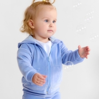 Толстовка Крошка Я Plushy, р. 80-86, голубой