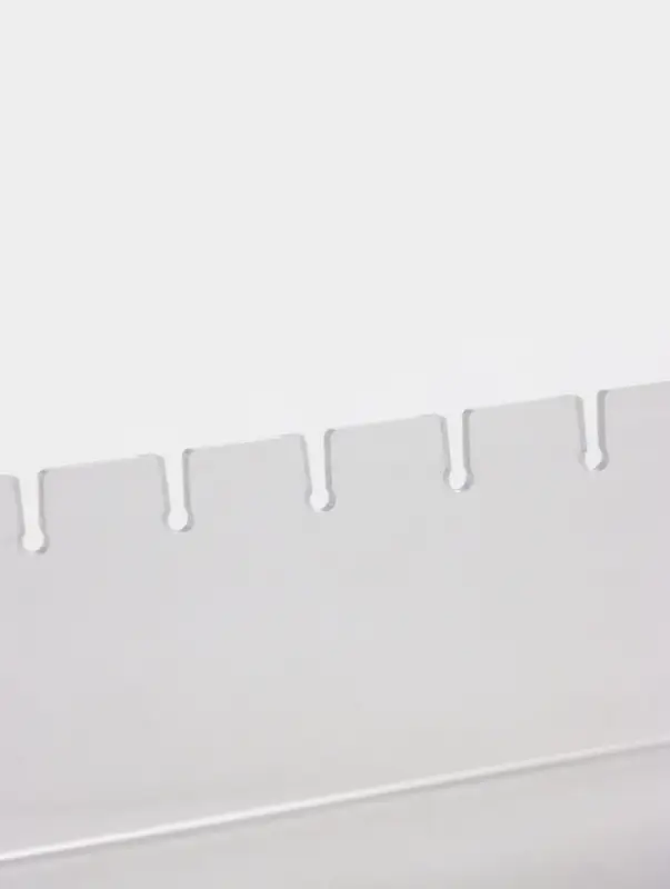 Подставка под серёжки на 10 пар, 2 ряда, 16&times;6.5&times;11, оргстекло 2 мм