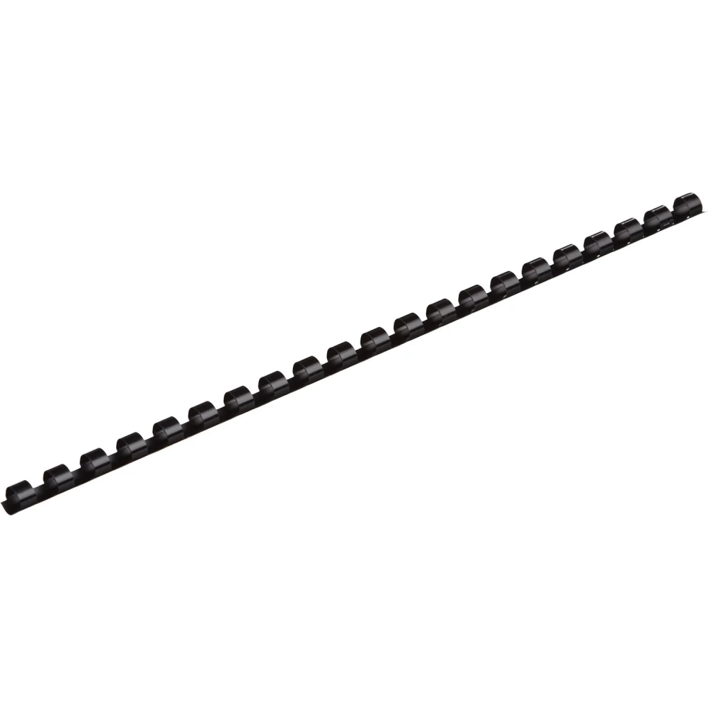 Пружины для переплета пластиковые  8мм черные 100шт/уп