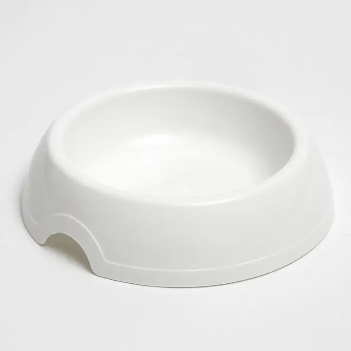 Миска для кошек и собак 14,5 х 3 см, 0,2 л, белая Миска для кошек и собак 14,5 х 3 см, 0,2 л, белая