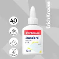 Клей ПВА ErichKrause Standard, 40 мл