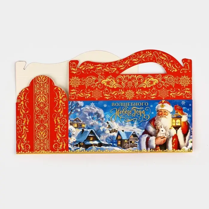 Коробка подарочная новогодняя складная «Волшебного Нового года», 23 х 10 х 10 см Коробка подарочная новогодняя складная «Волшебного Нового года», 23 х 10 х 10 см