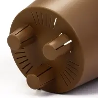 Кашпо со вставкой 7,8 л d28 см h25,5 см МИКРИТ бежевый слайн