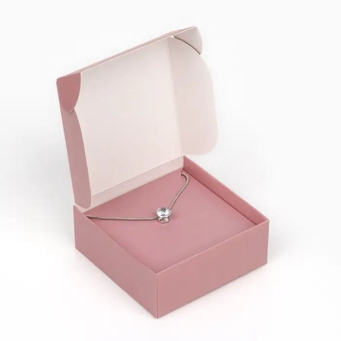 Коробка под бижутерию «Пудровая роза», 7.5 х 7.5 х 3 см