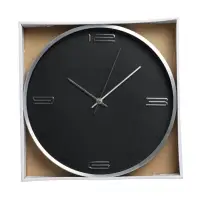 Часы настенные классические &laquo;Марша&raquo;, d=30 см, 30&times;30&times;4 см, чёрные
