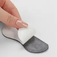 Пяткоудерживатели для обуви, на клеевой основе, 10&times;4 см, пара, чёрные