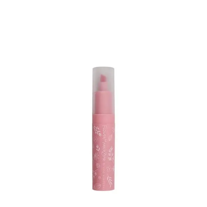 Маркер-текстовыделитель 5.0 мм, BrunoVisconti Flower Marker Zefir, розовый