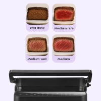 Электрогриль двусторонний КТ-4662 - 2000 Вт