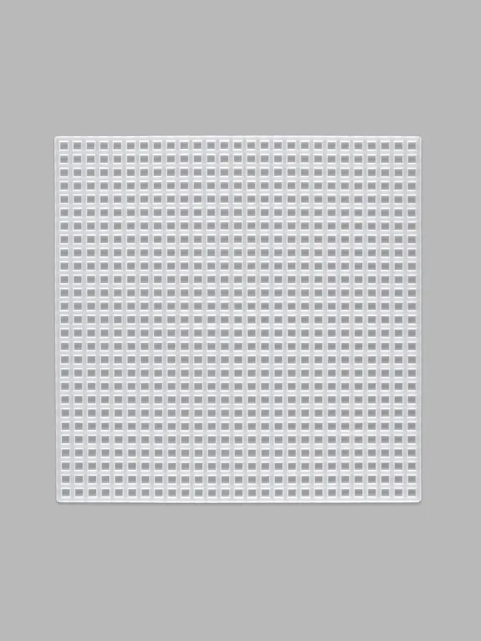 Канва для вышивания &laquo;Квадрат&raquo;, пластиковая, 10.5&times;10.5 см, 3 шт., белая