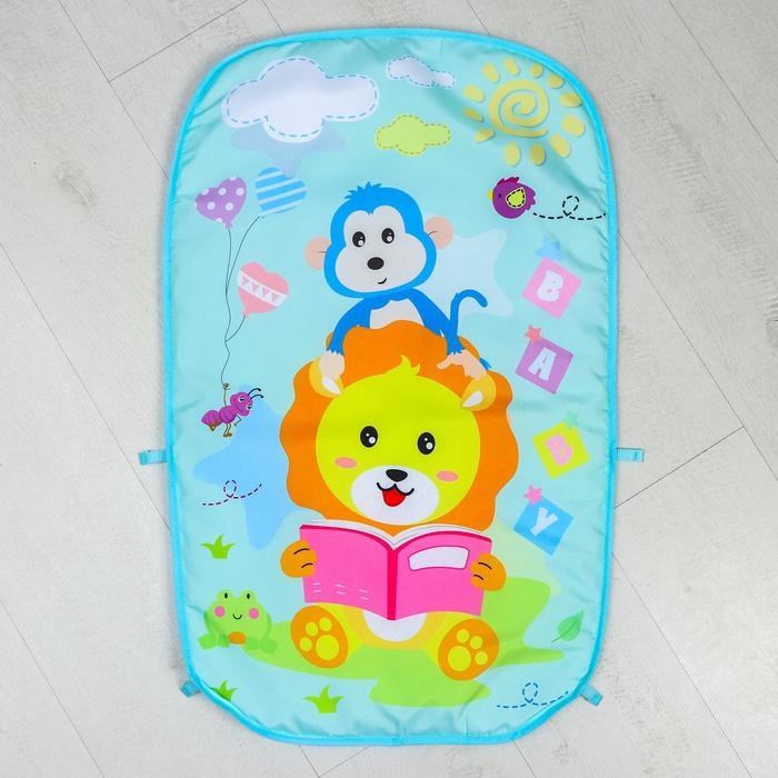 Развивающий коврик «Лев», с пианино, голубой Развивающий коврик «Лев», с пианино, голубой