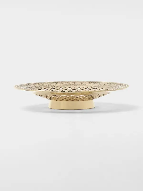 Блюдо сервировочное &laquo;Ажурное&raquo;, латунь, 17&times;17&times;3 см