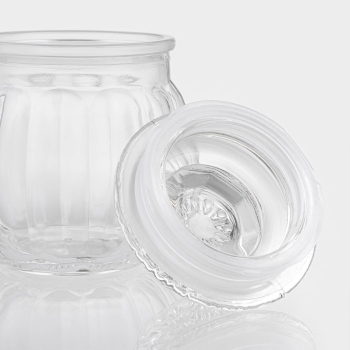 Банка стеклянная для хранения сыпучих продуктов &laquo;Тыковка&raquo;, 200 мл, 8&times;10 см