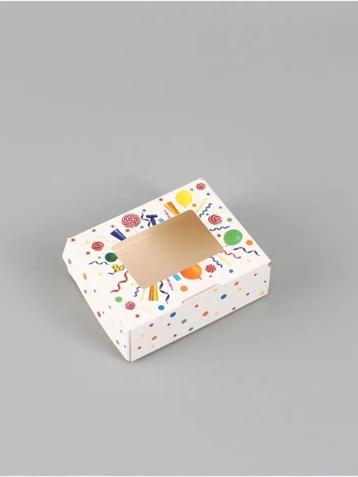 Коробка подарочная складная &laquo;Путевка в сладкую жизнь&raquo;, 10&times;8&times;3.5 см, с окном