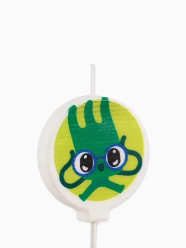 Свечи в торт, набор 5 шт., Ум и Хрум