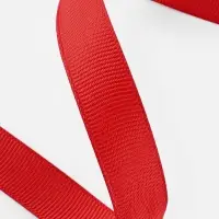 Лента репсовая, 15 мм, 23&plusmn;1 м, красная №26