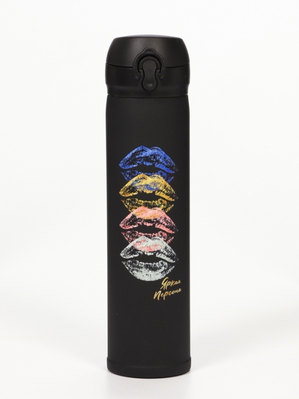 Термос, серия: Топ, Термос, серия: Топ, "Мастер К. Яркая персона", 500 мл, черный