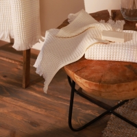 Полотенце вафельное SL HOME: Boho "Айвори" 100х180 см, 100% хлопок, 300 г/м2