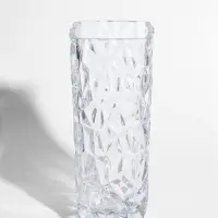 Ваза для цветов &laquo;Эдисон&raquo;, лучики, 29&times;12 см, стекло, прозрачная