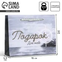 Пакет подарочный ламинированный, упаковка, Present for you, S 15&times;12&times;5.5 см