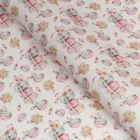 Бумага упаковочная крафт "Макаруны", МИКС, 50 х 70 см