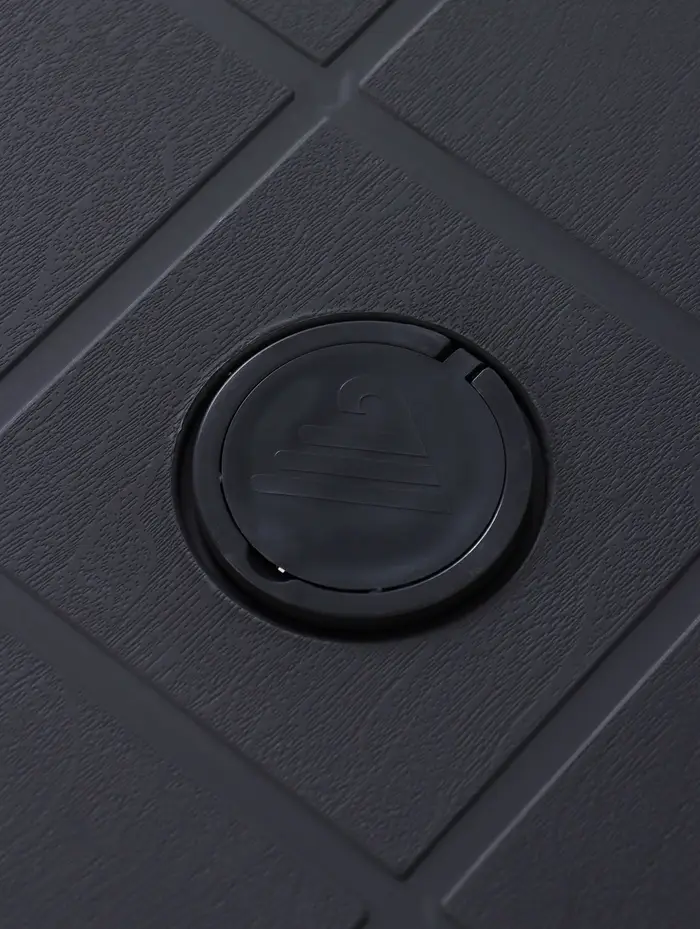 Стол садовый &laquo;Атлант&raquo;, 80&times;80&times;76.5 см, круглый, пластиковый, цвет графитовый