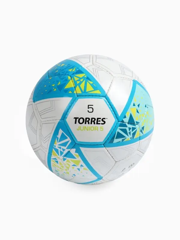 Футбольный мяч TORRES Junior-5, F323805, ручная сшивка, 32 панели, р. 5, PU