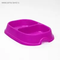 Миска 2 х 200 мл, пурпурная