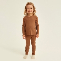 Пижама детская SL HOME р 34 (122-128), кофейный