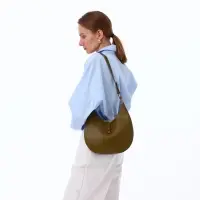 Сумка женская багет TEXTURA на молнии, 27&times;9&times;23 см, хаки