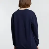 Свитшот унисекс Columbia, темно-синий, размер 4XL