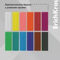 Пластилин 12цв 180г ErichKrause Road Beast, со стеком