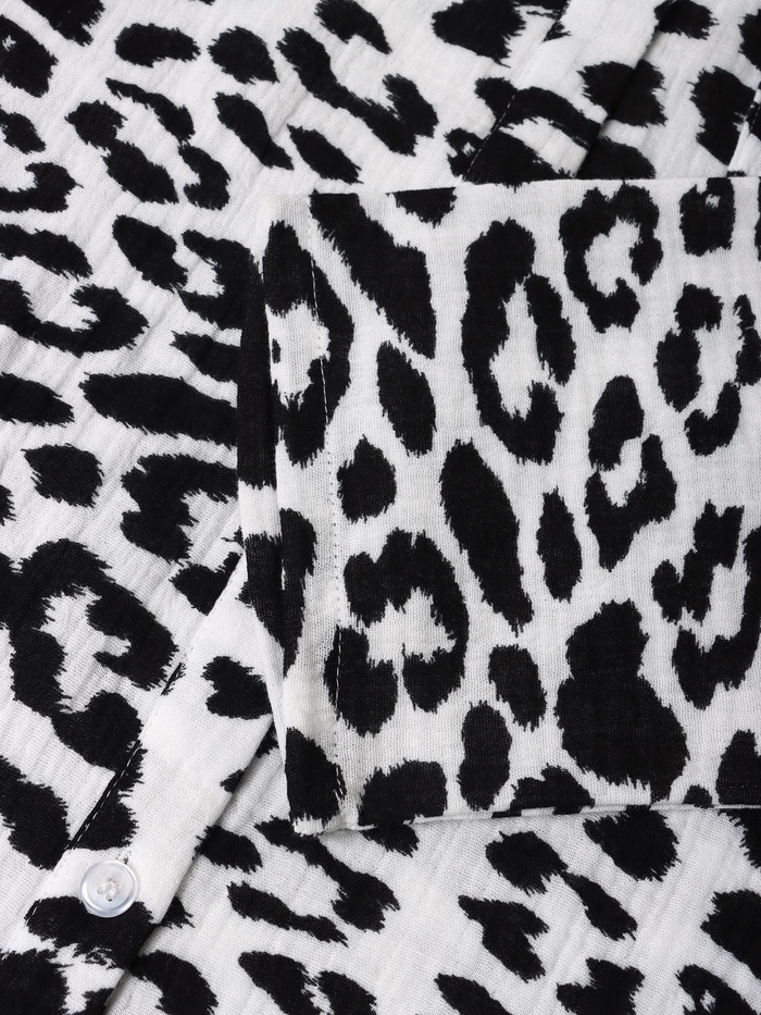 Комплект женский (рубашка, брюки) KAFTAN "Муслин: leopard" р. 40-42