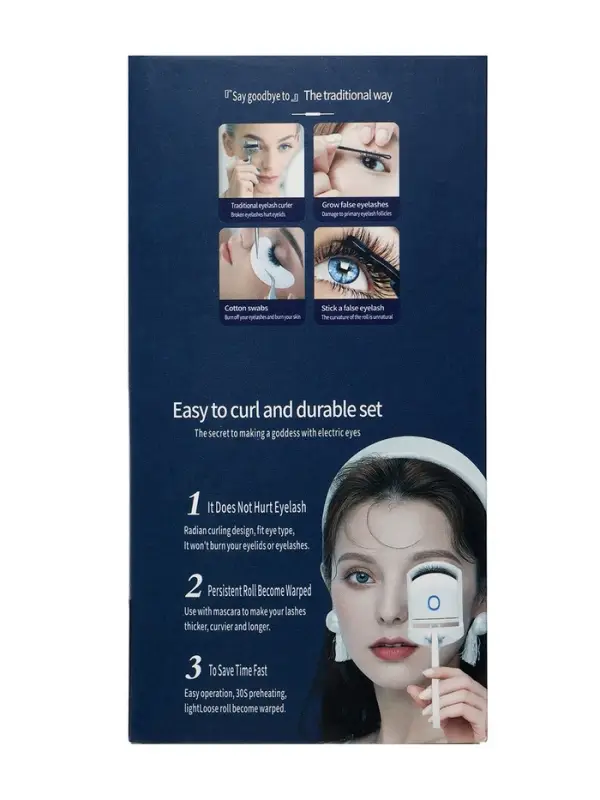 Электрический керлер для ресниц LW-05, от АКБ, белый Электрический керлер для ресниц LW-05, от АКБ, белый