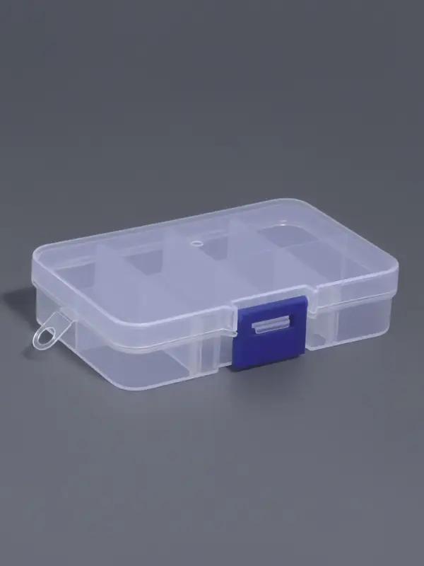 Органайзер для хранения мелочей, 8 ячеек, 10.5×6.7×2.2 см, прозрачный