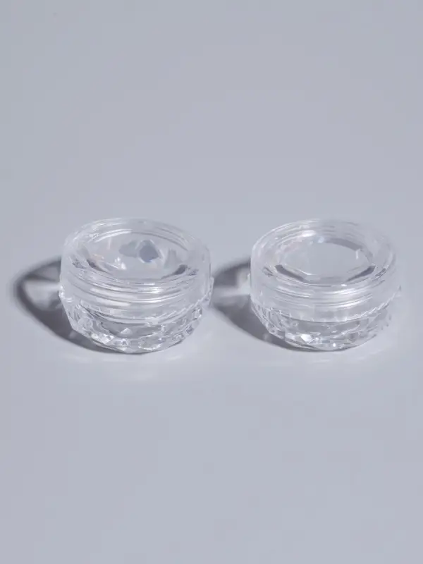 Баночки для хранения, 5/10 мл, 3 предмета, прозрачные