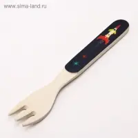 Вилка для кормления, бамбук, МИКС