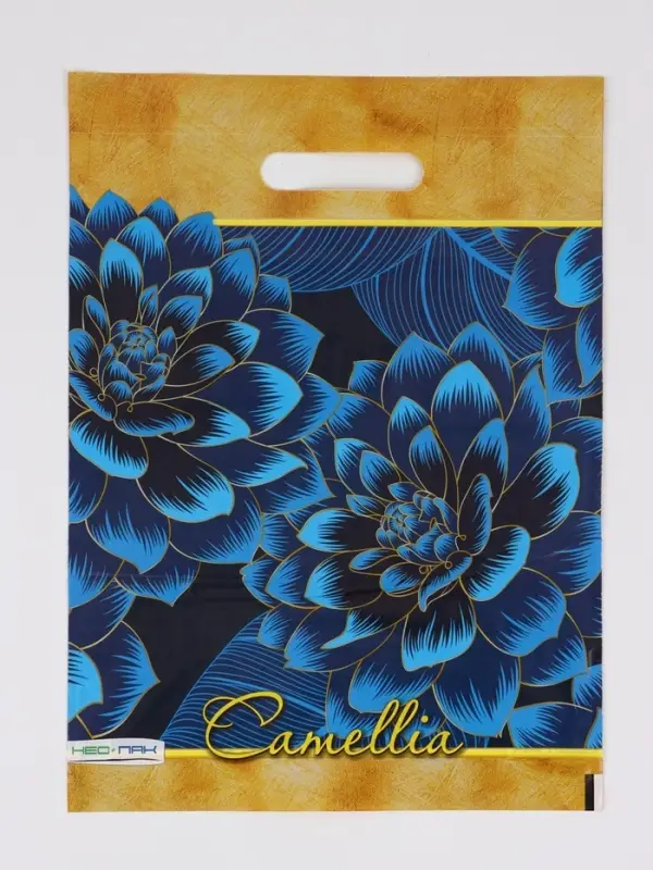 Пакет Пакет "Камелия, полиэтиленовый с вырубной ручкой 30х40 см, 60 мкм