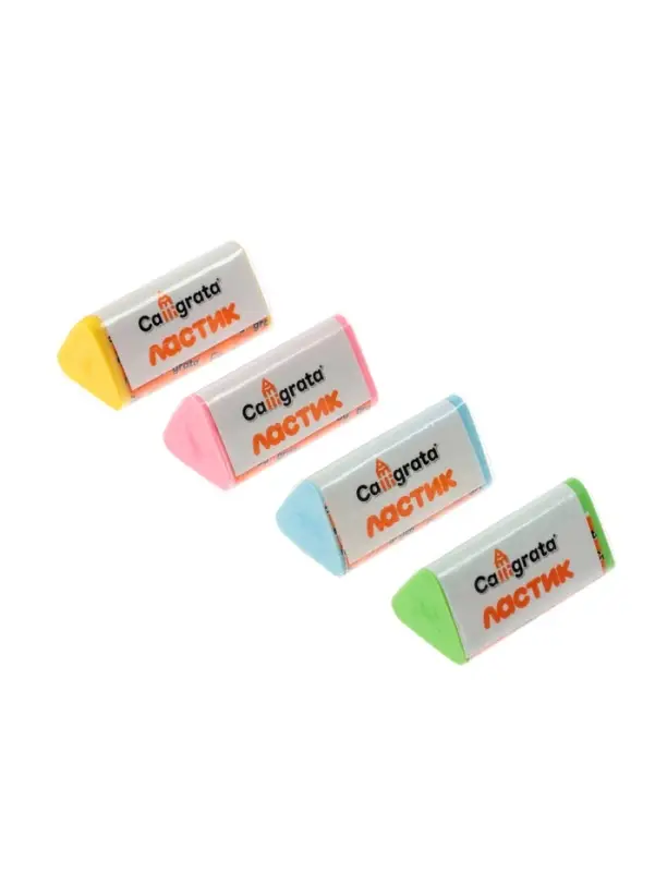 Набор ластиков &laquo;Пастельные&raquo;, 8 штук, треугольные