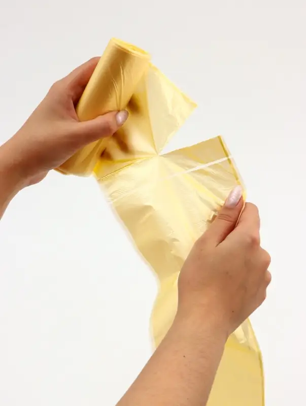 Мешки для мусора в рулоне ароматизированные UpakLand=30 л, лимон ПНД, толщина 7 мкм, 20 шт.