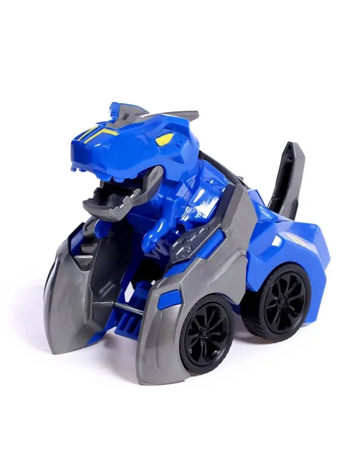 Робот &laquo;Раптор&raquo;, инерционный, трансформируется, цвет синий