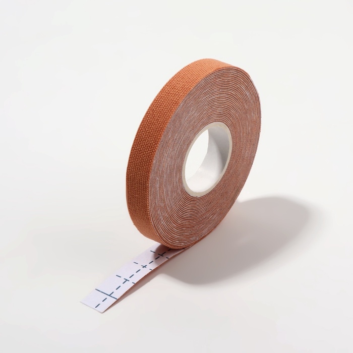 Кинезио - тейп, 1 см × 5 м, цвет бежевый Кинезио - тейп, 1 см × 5 м, цвет бежевый