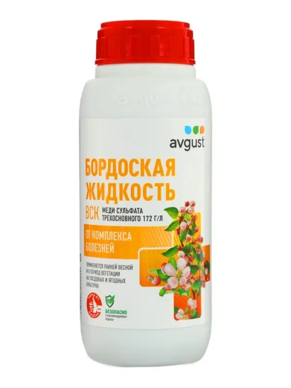 Средство от болезней растений Бордоская жидкость, 500 мл