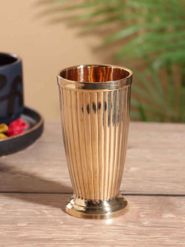 Стакан Стакан "Милк шейк" латунь 5,5х5,5х11 см