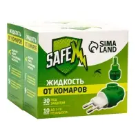 Комплект от комаров SAFEX (фумигатор+жидкость) 2 набора