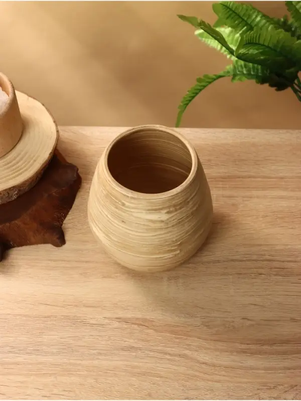 Ваза, 12&times;12&times;13 см, бамбук