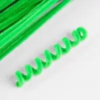 Синельная проволока, набор 50 шт., зелёная, 30 см