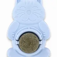 Игрушка для кошек из кошачьей мяты &laquo;Большой Кот&raquo;, 4.5&times;6&times;6 см, на основании, МИКС