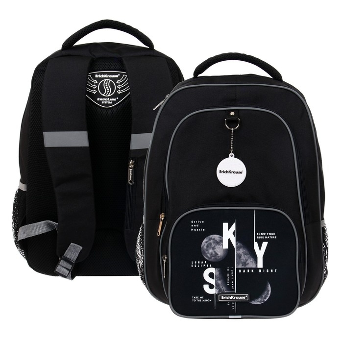 Рюкзак каркасный Erich Krause ErgoLine 20L, 44 х 33 х 22 см, Moon Cycle 58124 Рюкзак каркасный Erich Krause ErgoLine 20L, 44 х 33 х 22 см, Moon Cycle 58124