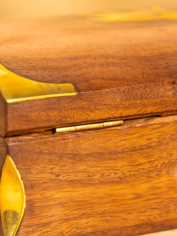 Шкатулка  Шкатулка "Слон" 15,5х10х7 см, дерево шишам, латунь